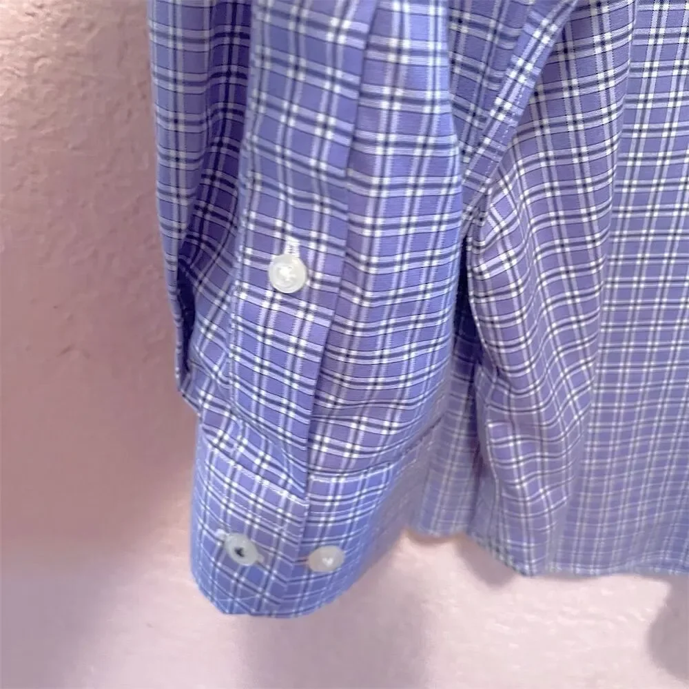 *30off3* Banana Republic Men's XL Light Purple Dress Shirt Long Sleeve Business